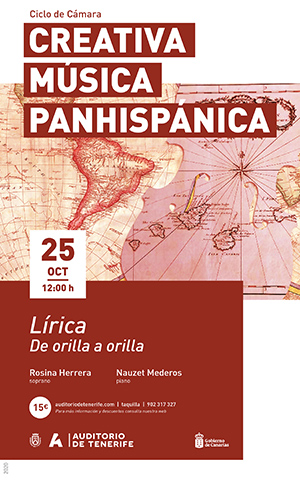 Cartel - 25 Octubre 2020, CREATIVA MÚSICA PANHISPÁNICA ciclo de Cámara